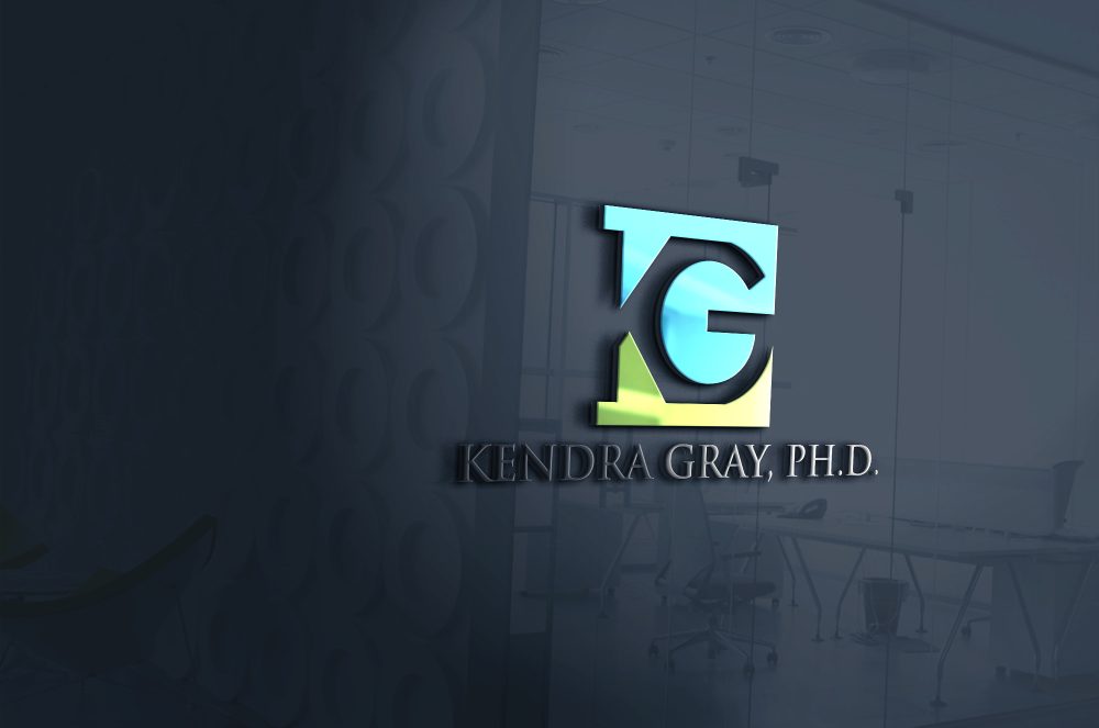 113d glass window logo mockup